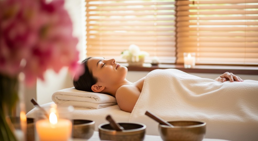 Healing Lotus Skin Spa in Dallas — tranquil spa ambiance with calming elements